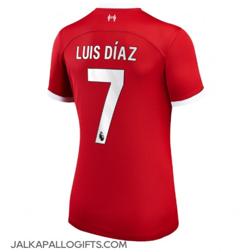Liverpool Luis Diaz #7 Kotipaita Naiset 2023-24 Lyhythihainen